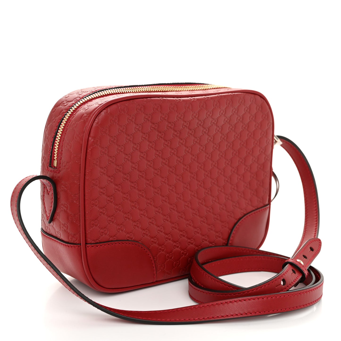 Microguccissima Mini Bree Messenger Bag Red
