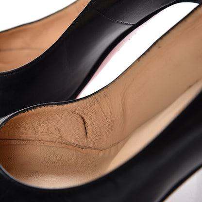 Christian Louboutin Calfskin Bruges 120 Pumps 38.5 Black 16 of 24