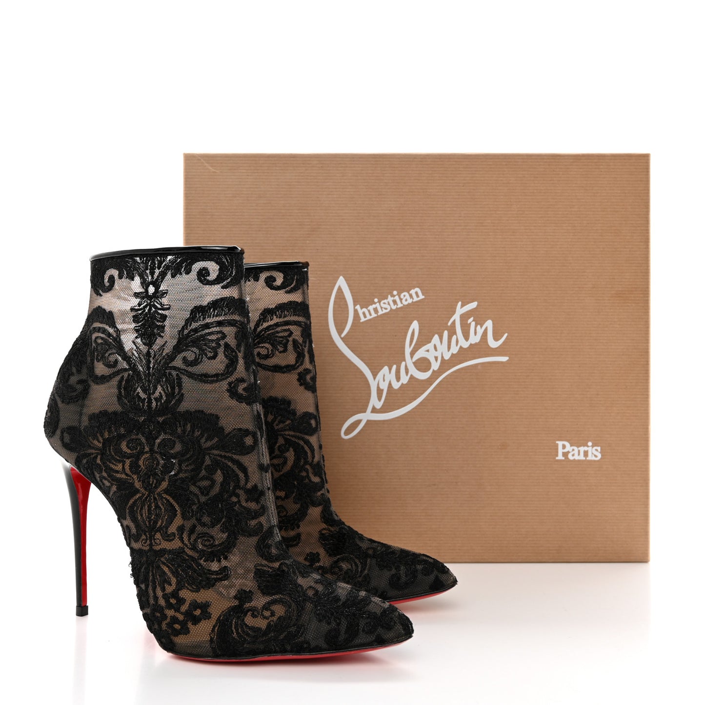 Lace Gipsybootie 100 Ankle Boots 37.5 Black