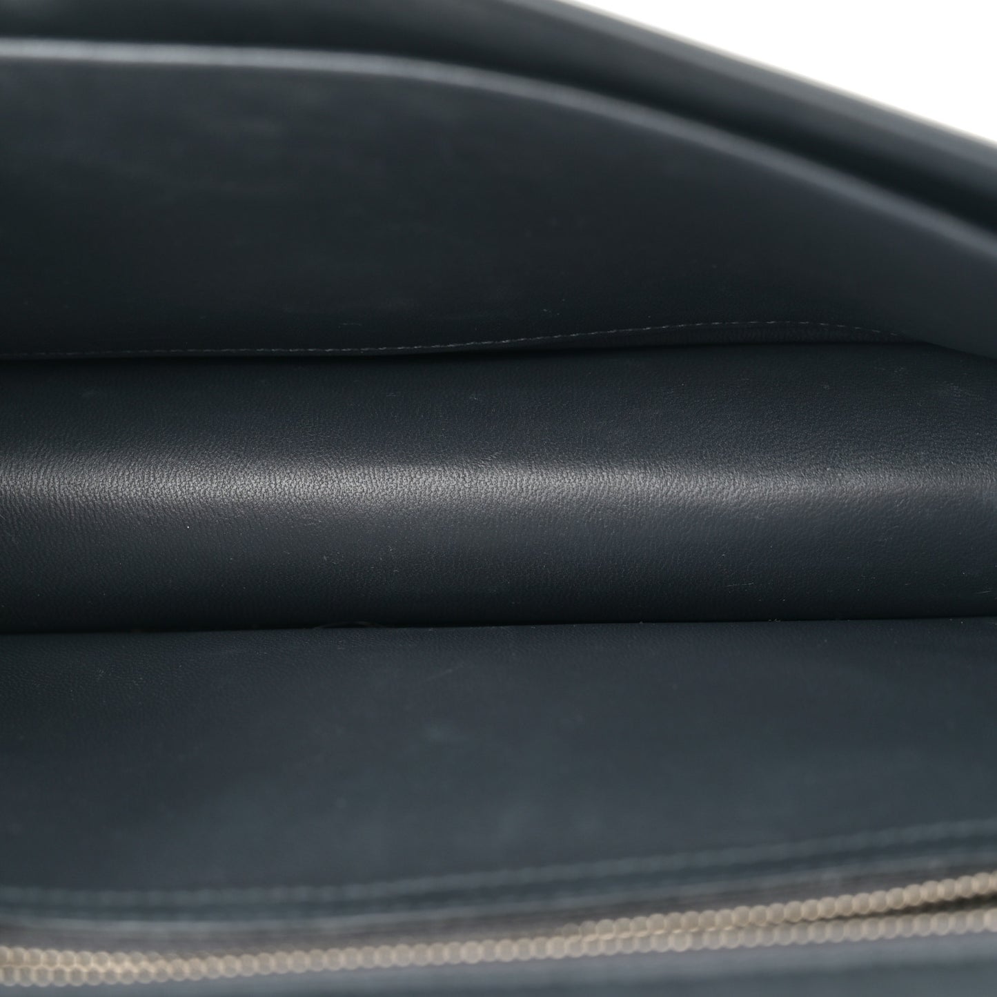 Metallic Patent Micro-Cannage Medium Diorama Flap Bag Silver