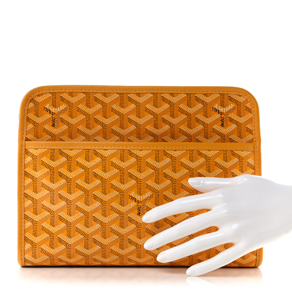 Goyardine Jouvence Toiletry Pouch Yellow