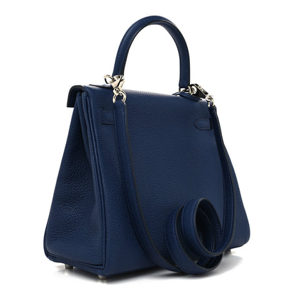 Hermes Togo Kelly Retourne 25 Bleu Saphir 3 of 10