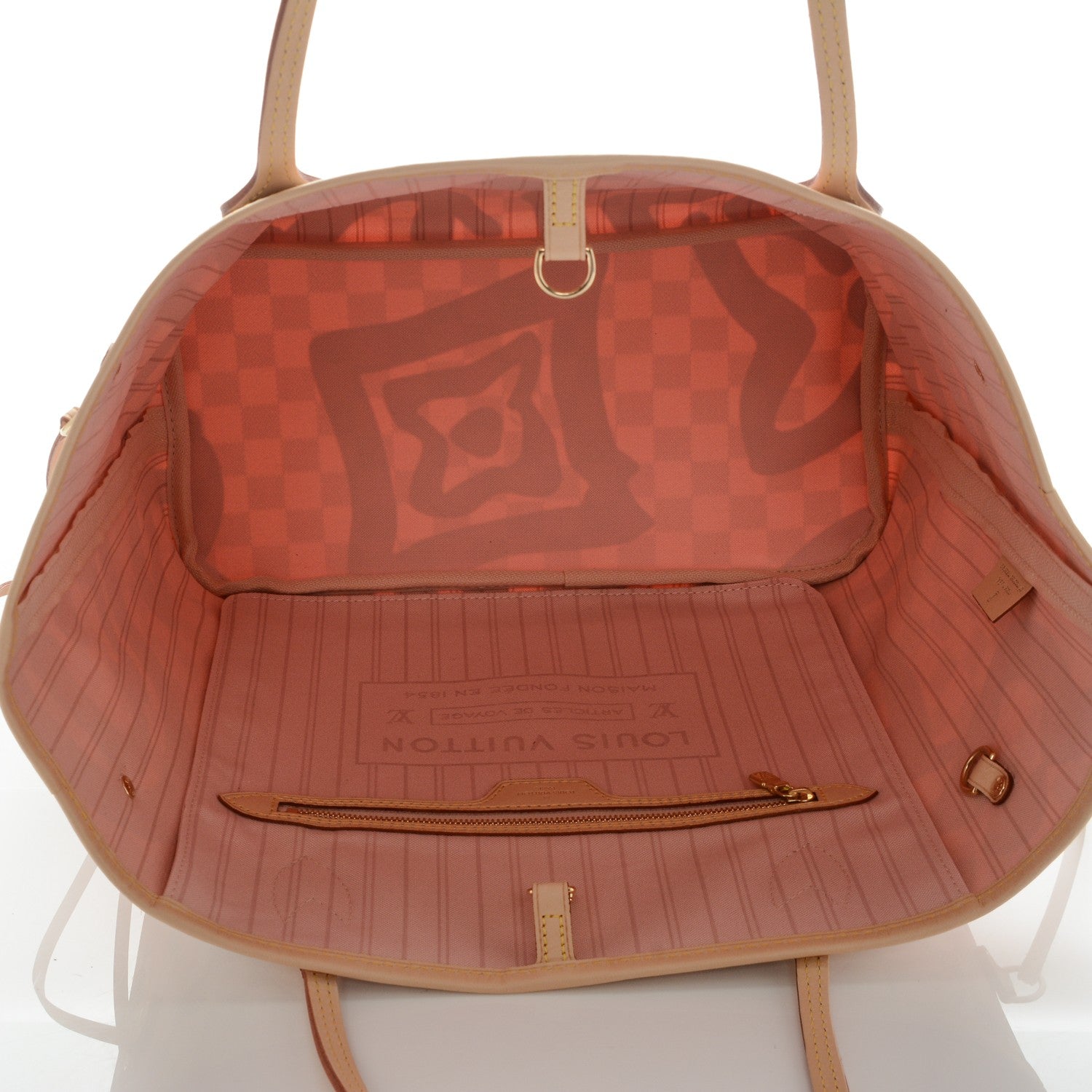 Louis Vuitton Damier Azur Tahitienne Neverfull MM 5 of 9