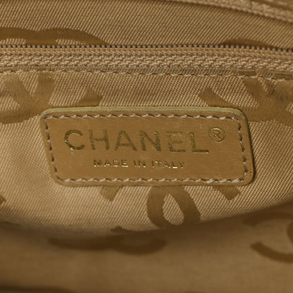 Chanel Calfskin Wild Stitch Top Handle Bag Turquoise 6 of 11