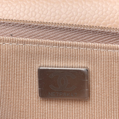 Chanel Caviar Quilted Wallet On Chain WOC Beige 8 of 12