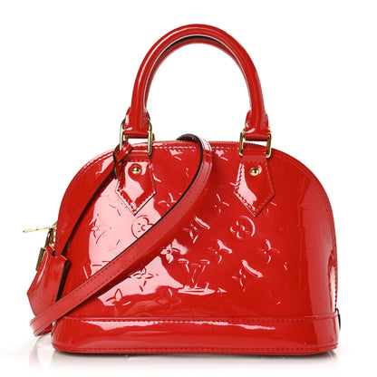 Louis Vuitton Vernis Alma BB Cherry 1 of 5