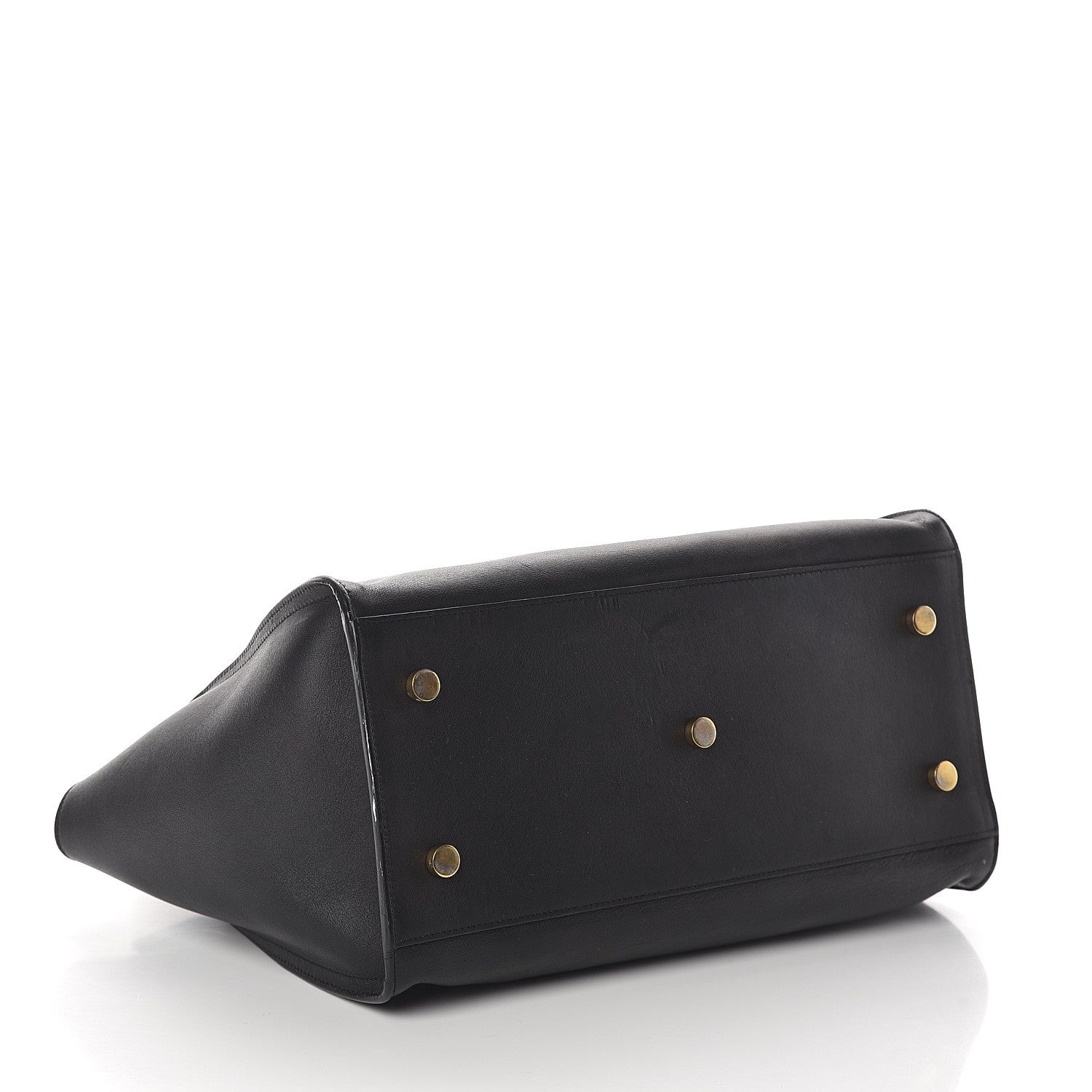 Saint Laurent Calfskin Small Monogram Cabas Black 3 of 7