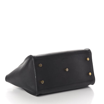 Saint Laurent Calfskin Small Monogram Cabas Black 3 of 7