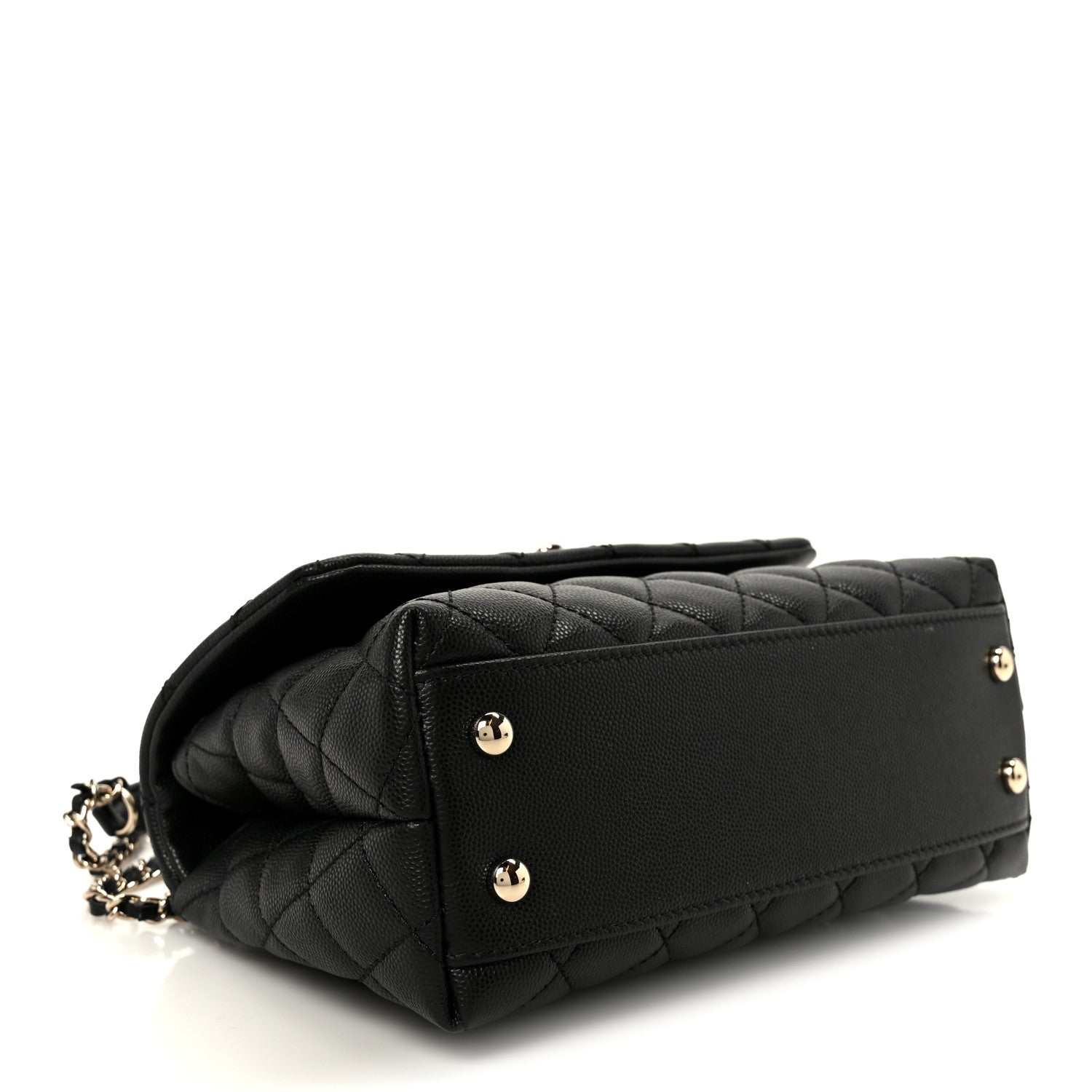 Chanel Caviar Quilted Mini Coco Handle Flap Black 4 of 11