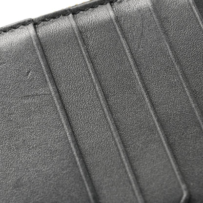 Saint Laurent Calfskin 5 Fragments Zip Pouch Card Holder Black 10 of 11