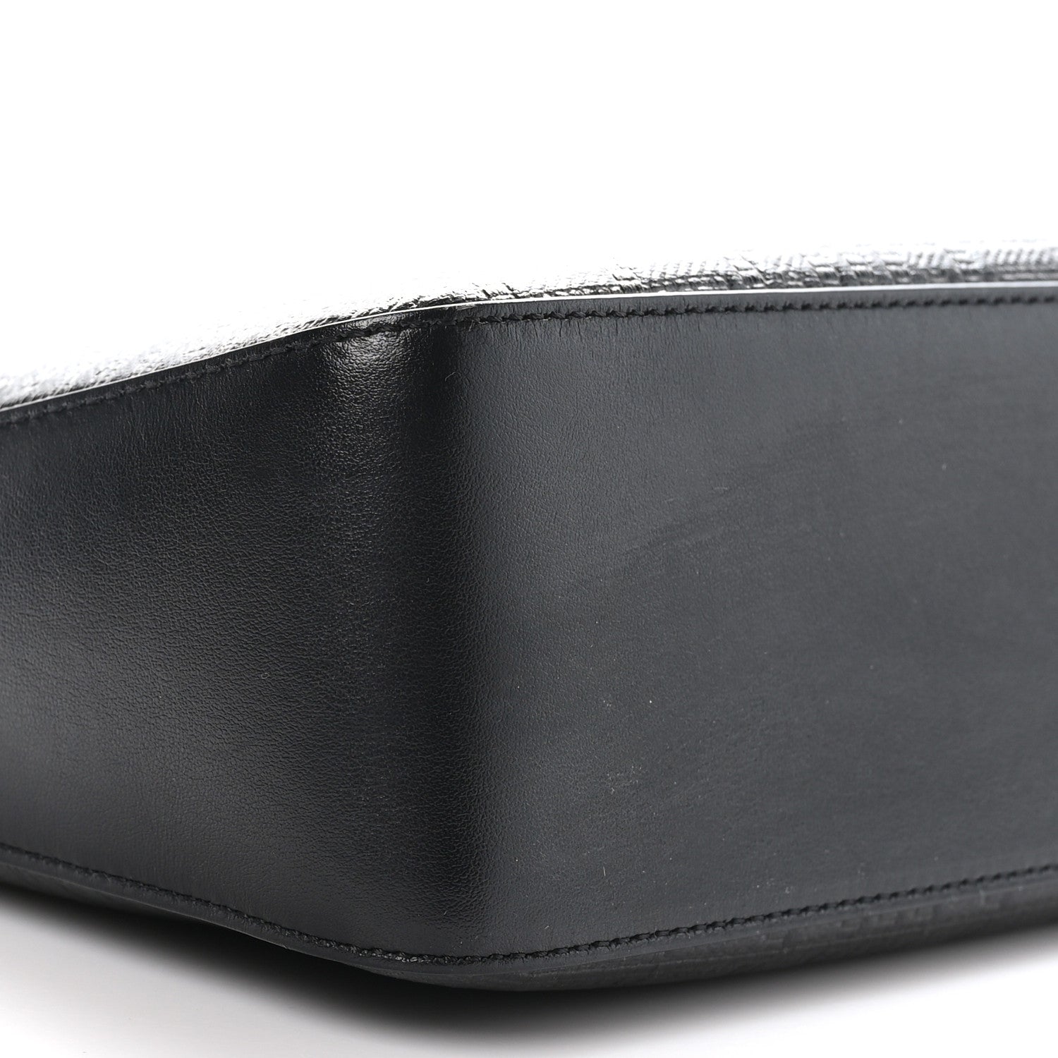 Givenchy Coated Canvas Logo 4G Embossed Small Moon Cut Out Shoulder Bag Black 9 of 10