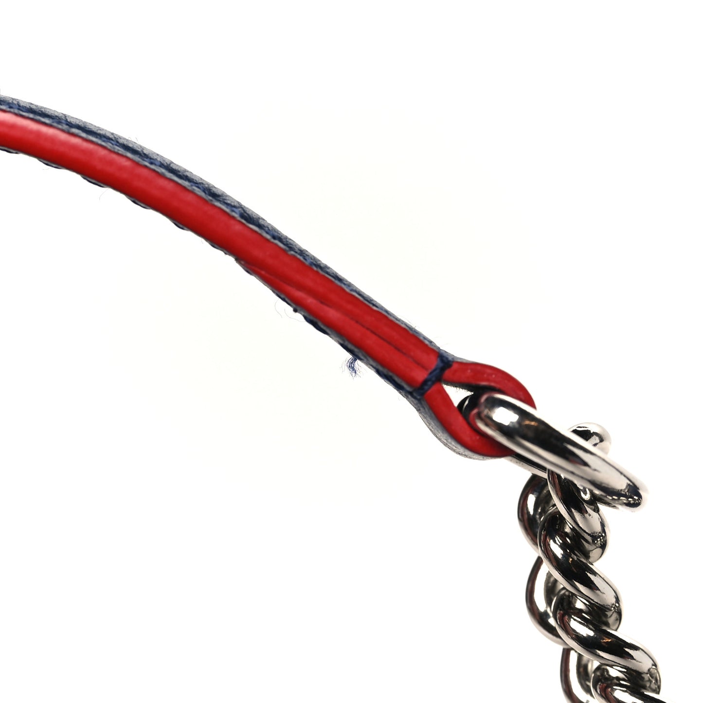 Soft Calfskin Mylockme Chain Bag BB Marine Rouge