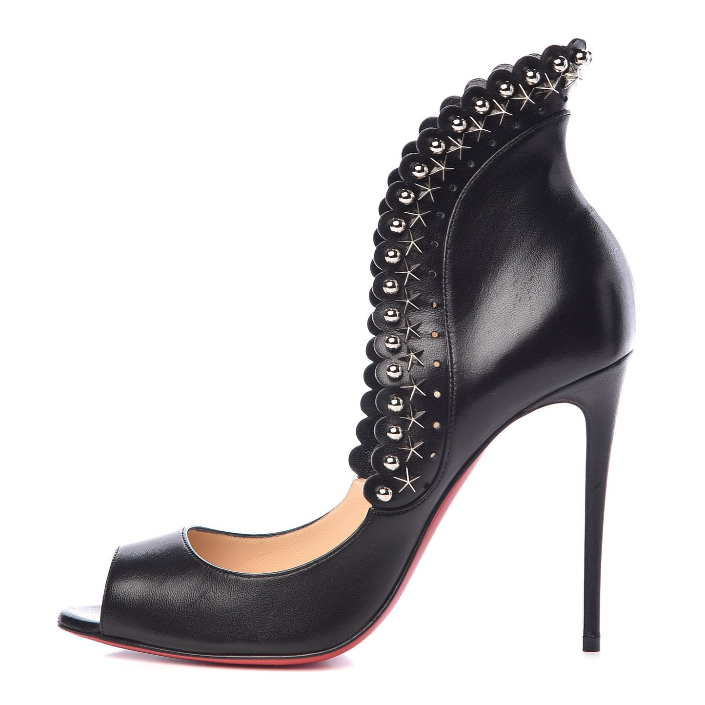 Shiny Nappa Roucouloucou 100 Pumps 39 Black Silver