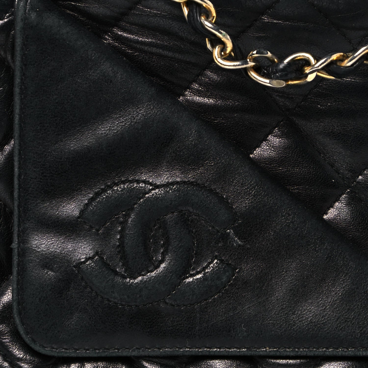 Chanel Lambskin Quilted Tassel Camera Case Black 8 of 18