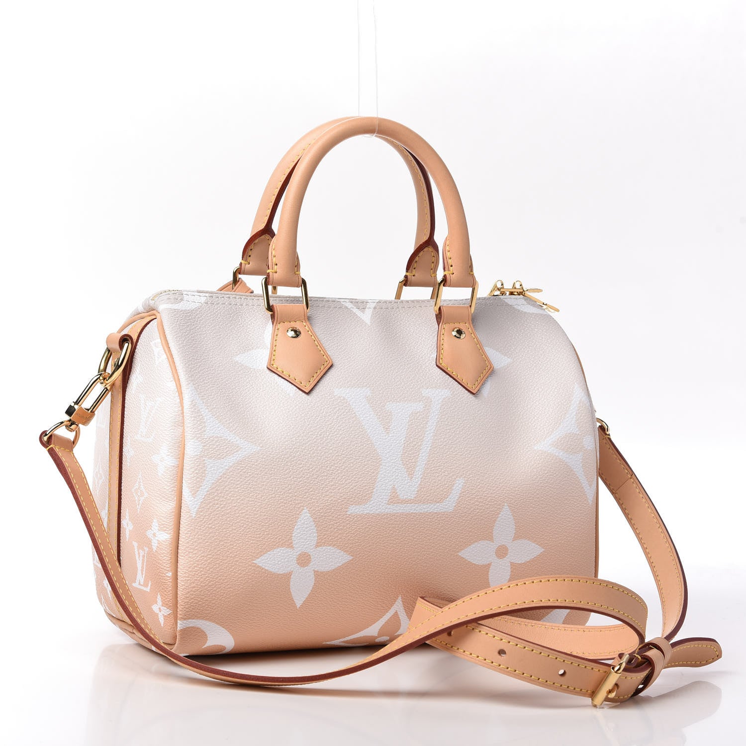 Louis Vuitton Monogram Giant By The Pool Speedy Bandouliere 25 Brume 3 of 13