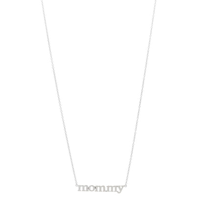 Jennifer Meyer 18K White Gold Mommy Necklace 1 of 4