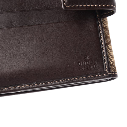 Gucci Monogram New Britt French Wallet Dark Brown 7 of 7