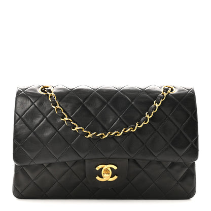 Chanel Lambskin Quilted Small Double Flap Black 1 of 10