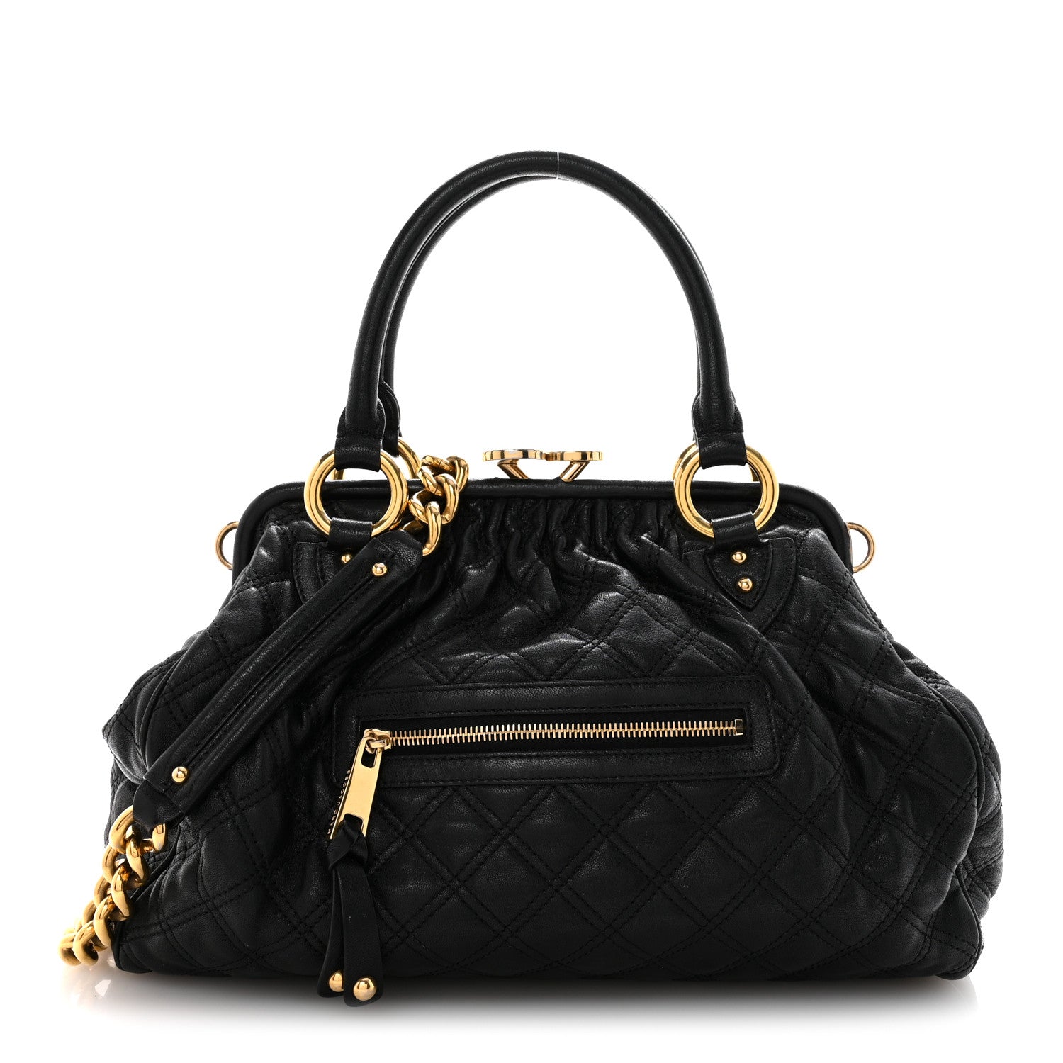 Marc Jacobs Calfskin Quilted Stam Black 1 of 18