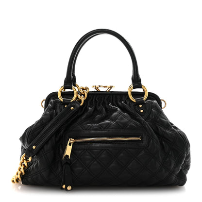 Marc Jacobs Calfskin Quilted Stam Black 1 of 18