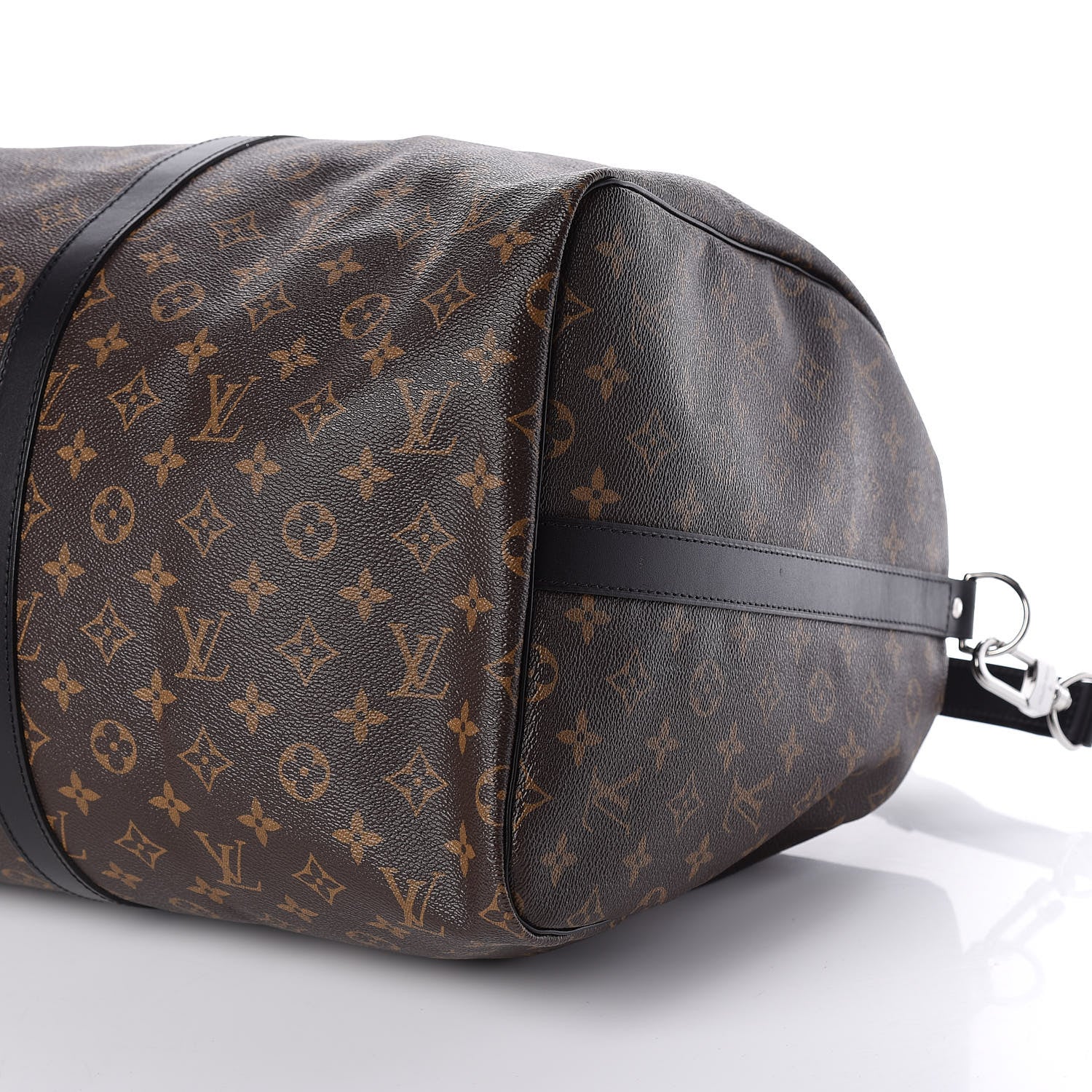 Louis Vuitton Monogram Macassar Keepall Bandouliere 55 9 of 9