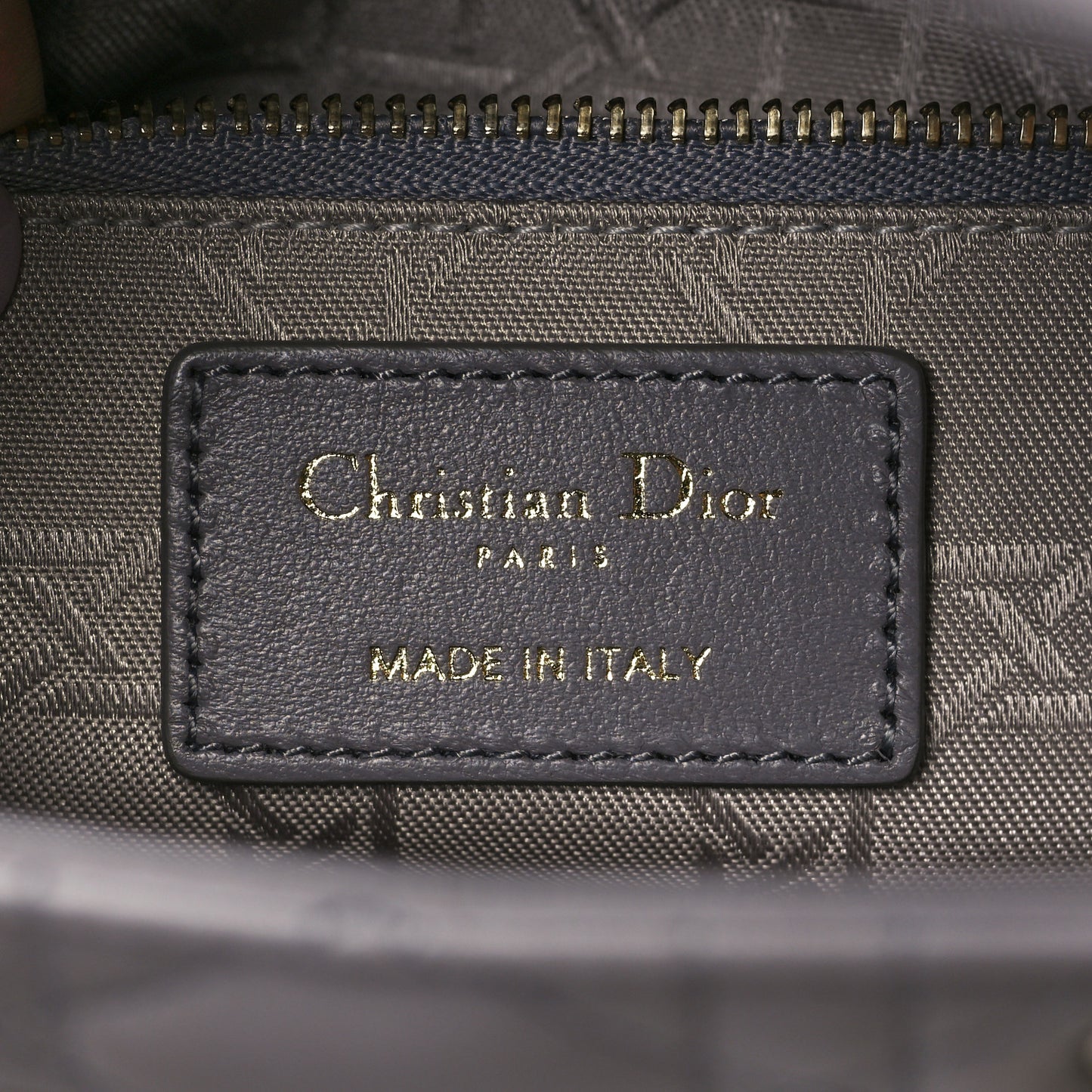 Lambskin Cannage Small My ABCDior Lady Dior Grey