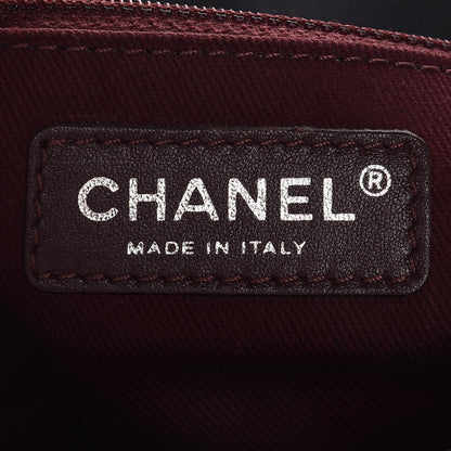 Chanel Calfskin Diamond Embossed New Chic Flap Grey 5 of 6