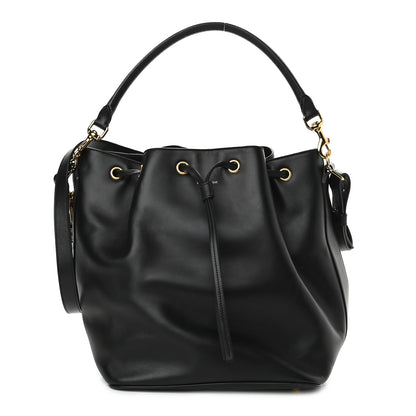 Saint Laurent Calfskin Large Emmanuelle Bucket Bag Black 1 of 8
