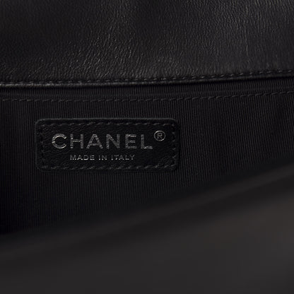 Chanel Lambskin Quilted Medium Boy Flap Black 8 of 11