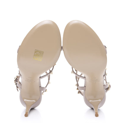 Valentino Garavani Nappa Rockstud Gladiator 70mm Sandals 38 Poudre 5 of 8