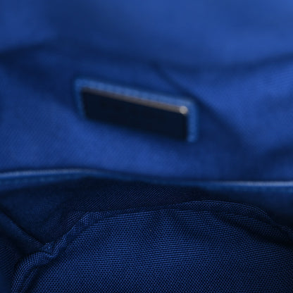 Prada Canvas Triangle Crossbody Bag Blue 5 of 9