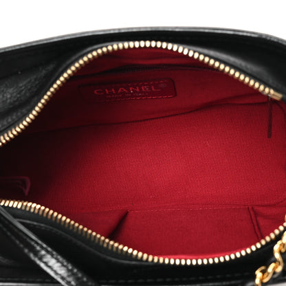 Chanel Aged Calfskin Quilted Small Gabrielle Hobo Black 5 of 10