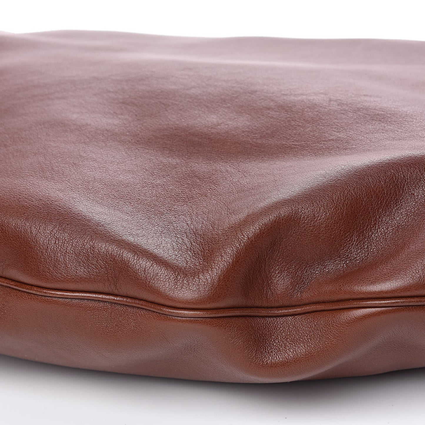 Calfskin Web Strap Hobo Brown