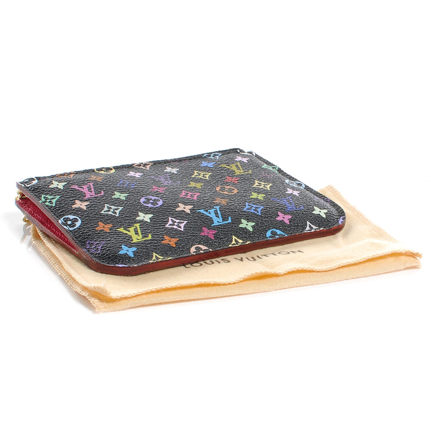 Monogram Multicolor Key Pouch Black Grenade
