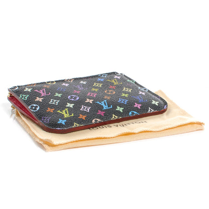 Louis Vuitton Monogram Multicolor Key Pouch Black Grenade 4 of 7