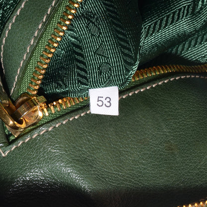 Prada Tessuto Nylon Gaufre Shopping Satchel Green 8 of 9