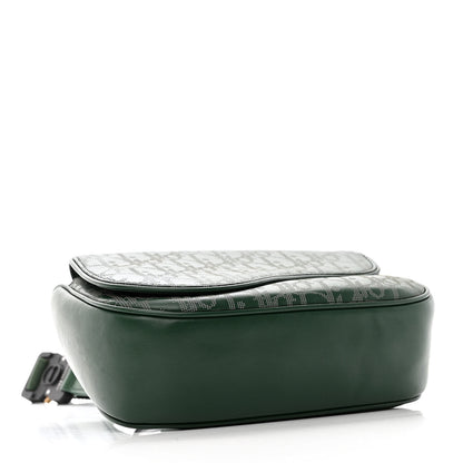 Christian Dior Galaxy Calfskin Oblique World Tour Saddle Belt Bag Green 4 of 13