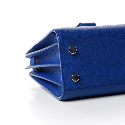 Saint Laurent Grained Calfskin Nano Sac De Jour Royal Blue 9 of 9