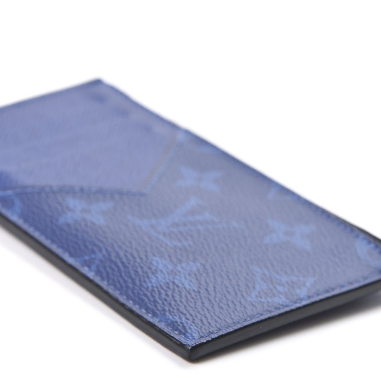 Monogram Taiga Coin Card Holder Cobalt