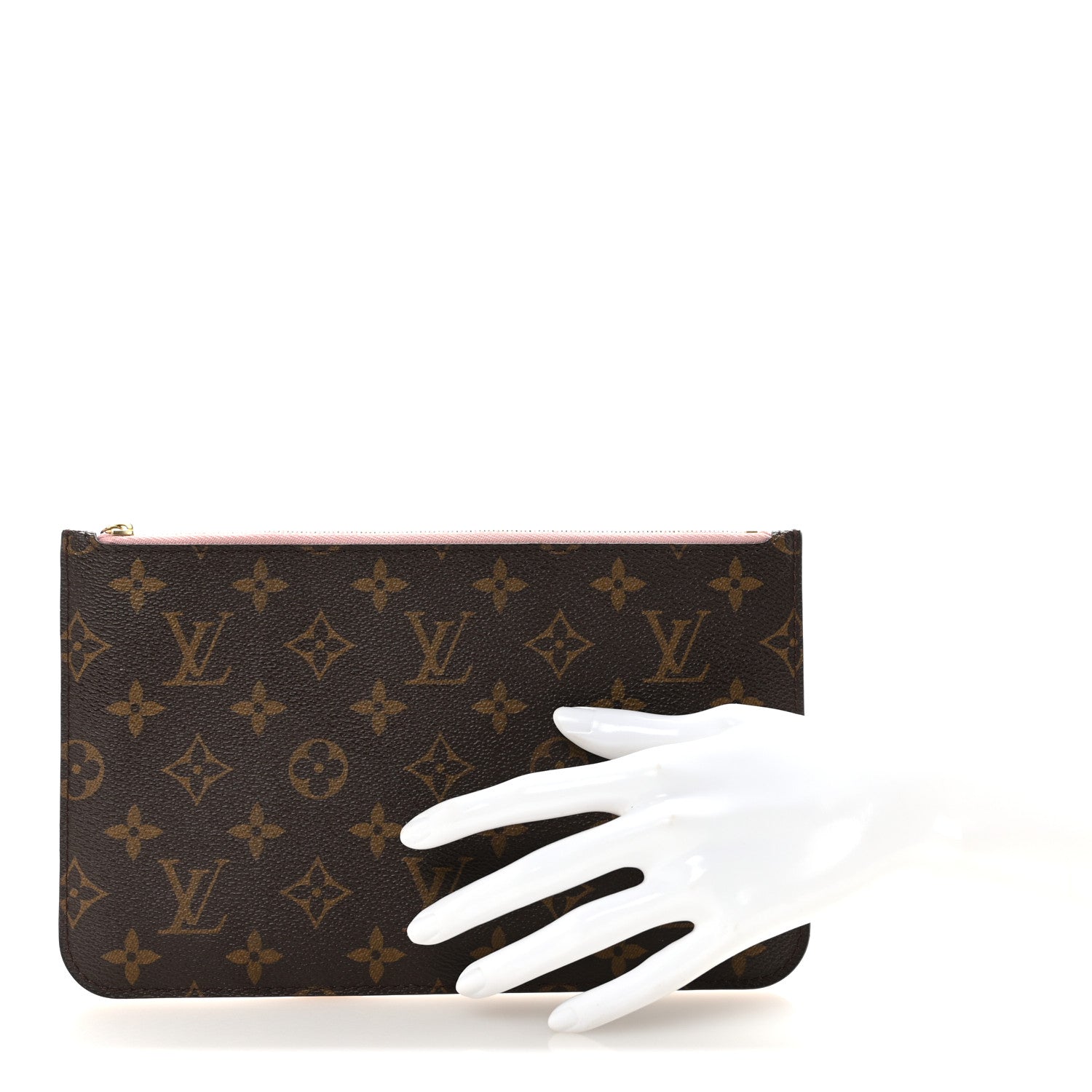 Louis Vuitton Monogram Neverfull MM GM Pochette Rose Ballerine 2 of 6