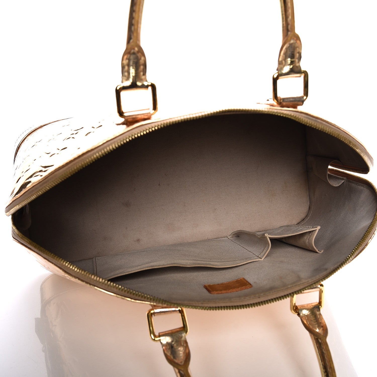 Louis Vuitton Monogram Miroir Alma MM Gold 13 of 18