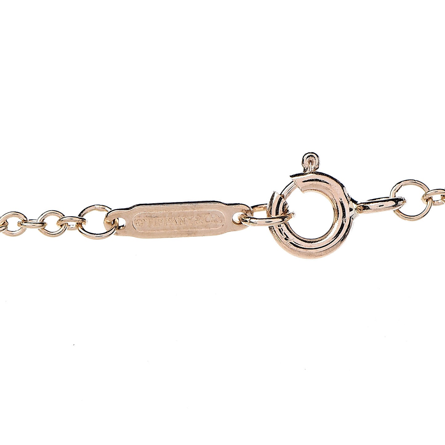 18K Yellow Gold 1837 Interlocking Circles Lariat Necklace