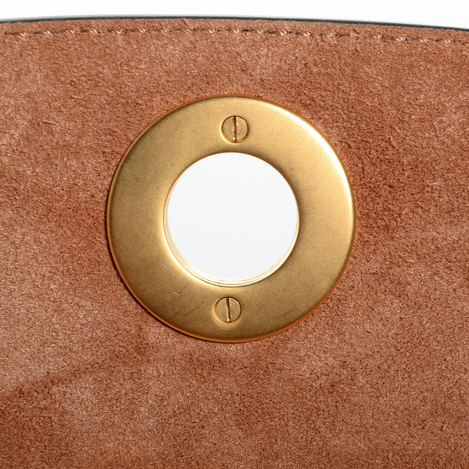 Valentino Garavani Vitello Eye On You Shoulder Bag Tan 7 of 8