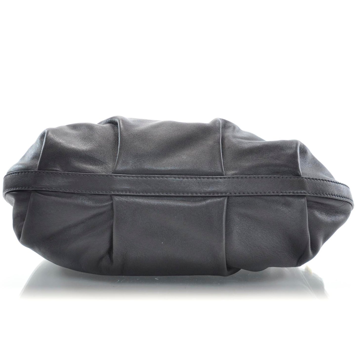 Leather Hobo Nero Black