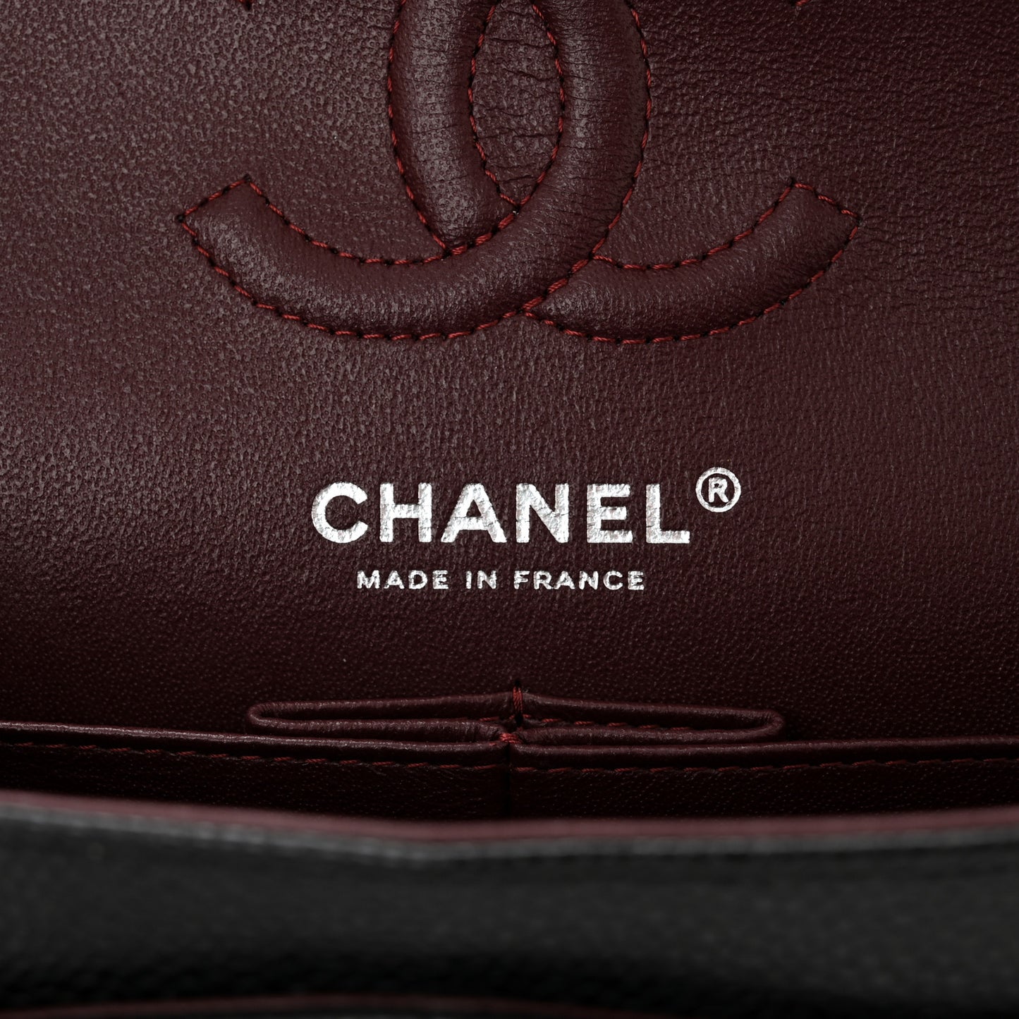Caviar Quilted Small Double Flap Black