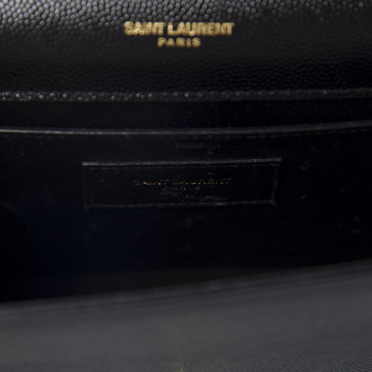Grain De Poudre Small Monogram Kate Satchel Black