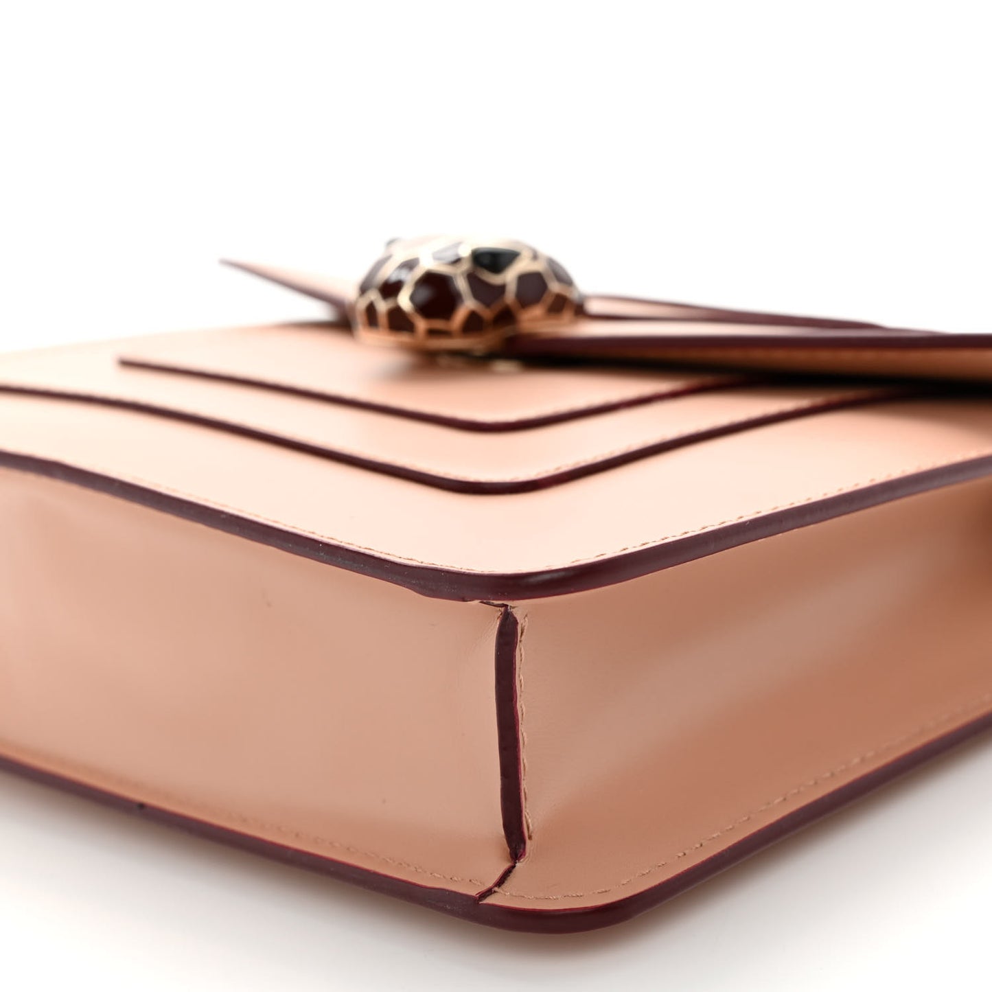 Calfskin Serpenti Forever Crossbody Bag Beige