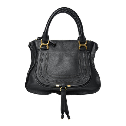 Chloe Calfskin Medium Marcie Satchel Black 1 of 12