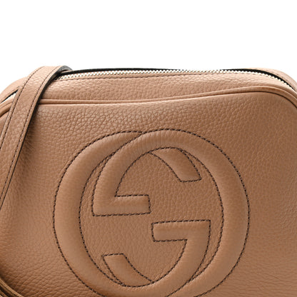 Gucci Pebbled Calfskin Small Soho Disco Bag Camelia 8 of 11