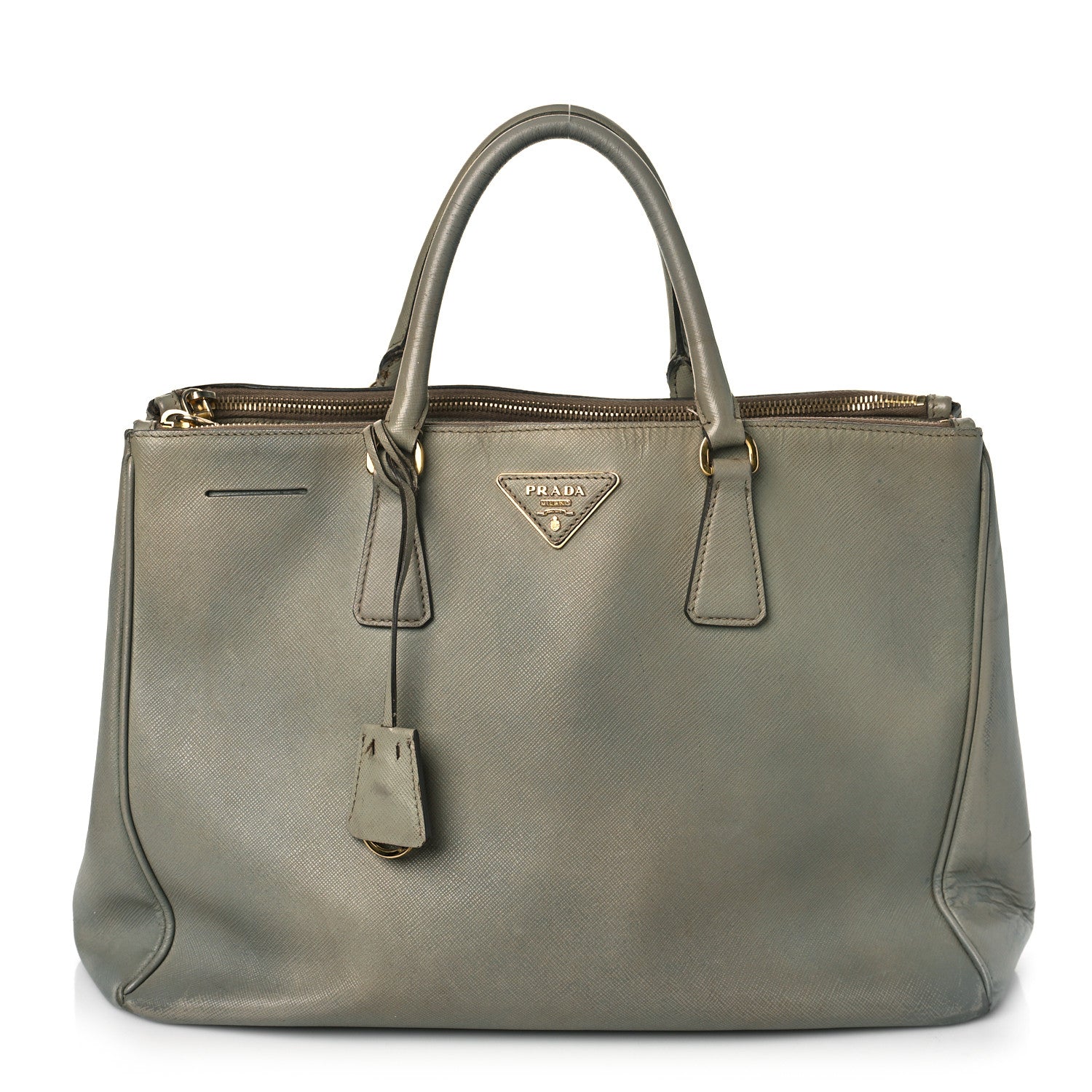 Prada Saffiano Medium Galleria Double Zip Tote Argilla 1 of 12